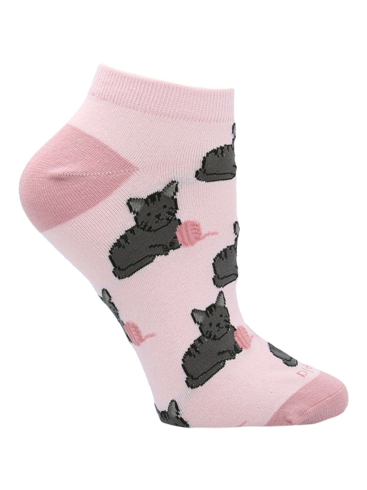 Calcetin Mujer  Ped Cats Rosado Azaleia