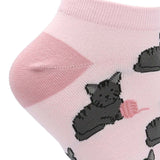 Calcetin Mujer  Ped Cats Rosado Azaleia