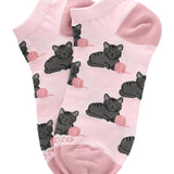 Calcetin Mujer  Ped Cats Rosado Azaleia