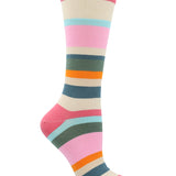 Calcetin Mujer Lines Multicolor Azaleia