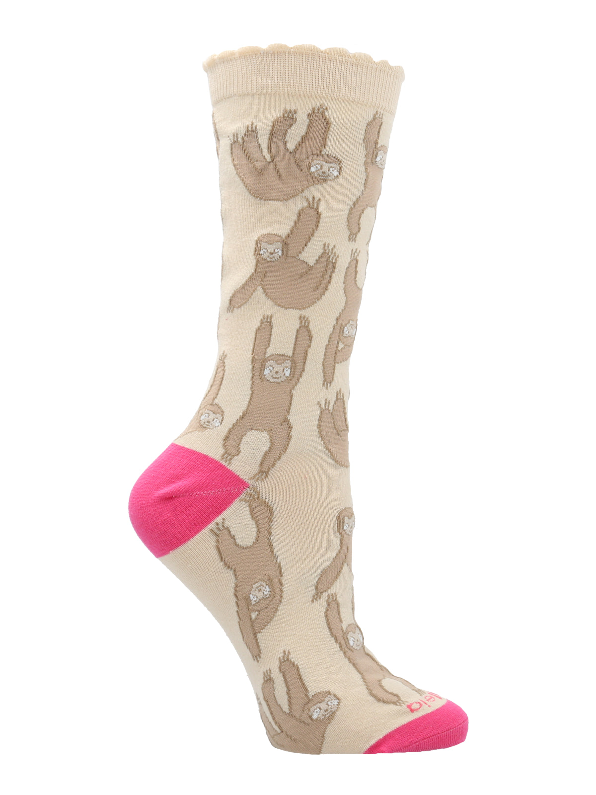 Calcetin Mujer Perezoso Beige Azaleia