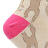 Calcetin Mujer Perezoso Beige Azaleia