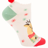 Calcetín Algodón Mujer Ped St Reno Beige/Crudo Azaleia