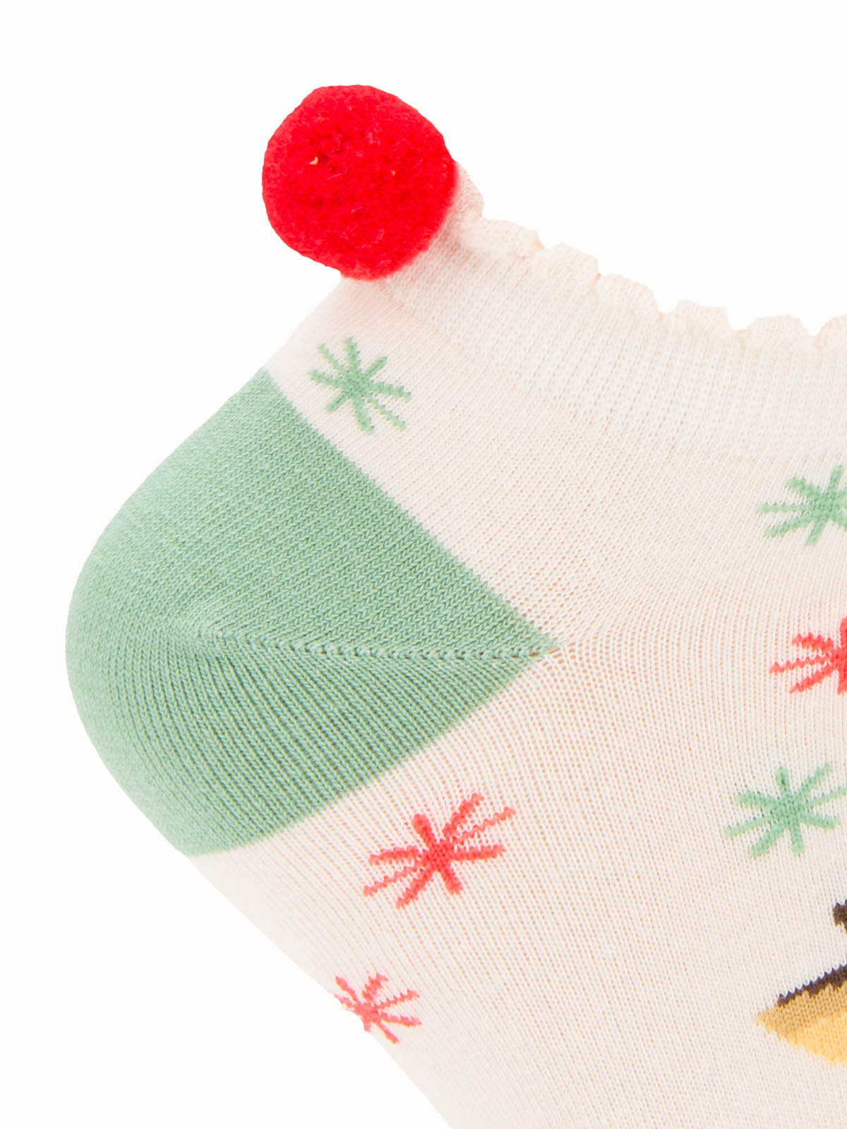 Calcetín Algodón Mujer Ped St Reno Beige/Crudo Azaleia