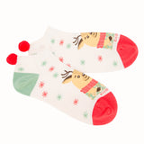 Calcetín Algodón Mujer Ped St Reno Beige/Crudo Azaleia