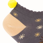 Calcetín Algodón Mujer Ped St Reno Gris Azaleia