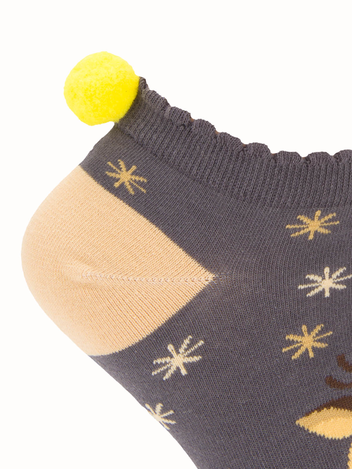 Calcetín Algodón Mujer Ped St Reno Gris Azaleia