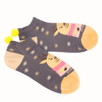 Calcetín Algodón Mujer Ped St Reno Gris Azaleia