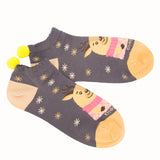 Calcetín Algodón Mujer Ped St Reno Gris Azaleia