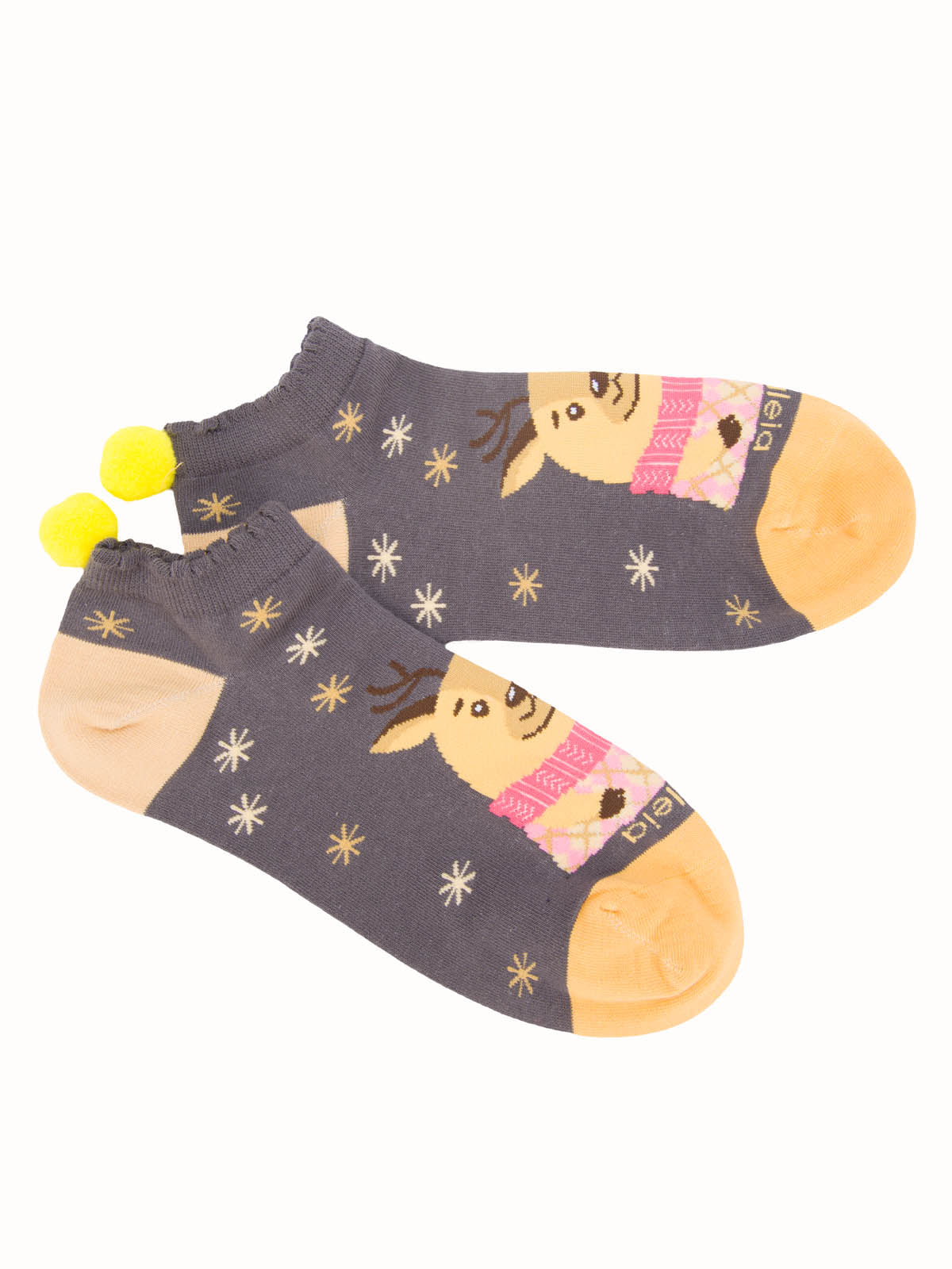 Calcetín Algodón Mujer Ped St Reno Gris Azaleia