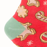 Calcetín Algodón Mujer C St Xmas Rojo Azaleia