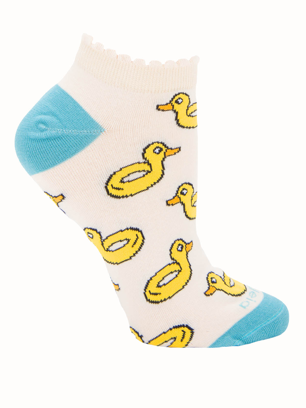 Calcetín Algodón Mujer Ped Ducky Beige/Crudo Azaleia