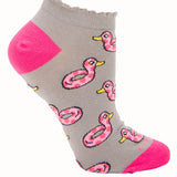 Calcetín Algodón Mujer Ped Ducky Gris Azaleia