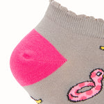 Calcetín Algodón Mujer Ped Ducky Gris Azaleia