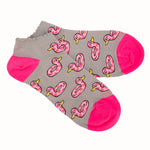 Calcetín Algodón Mujer Ped Ducky Gris Azaleia