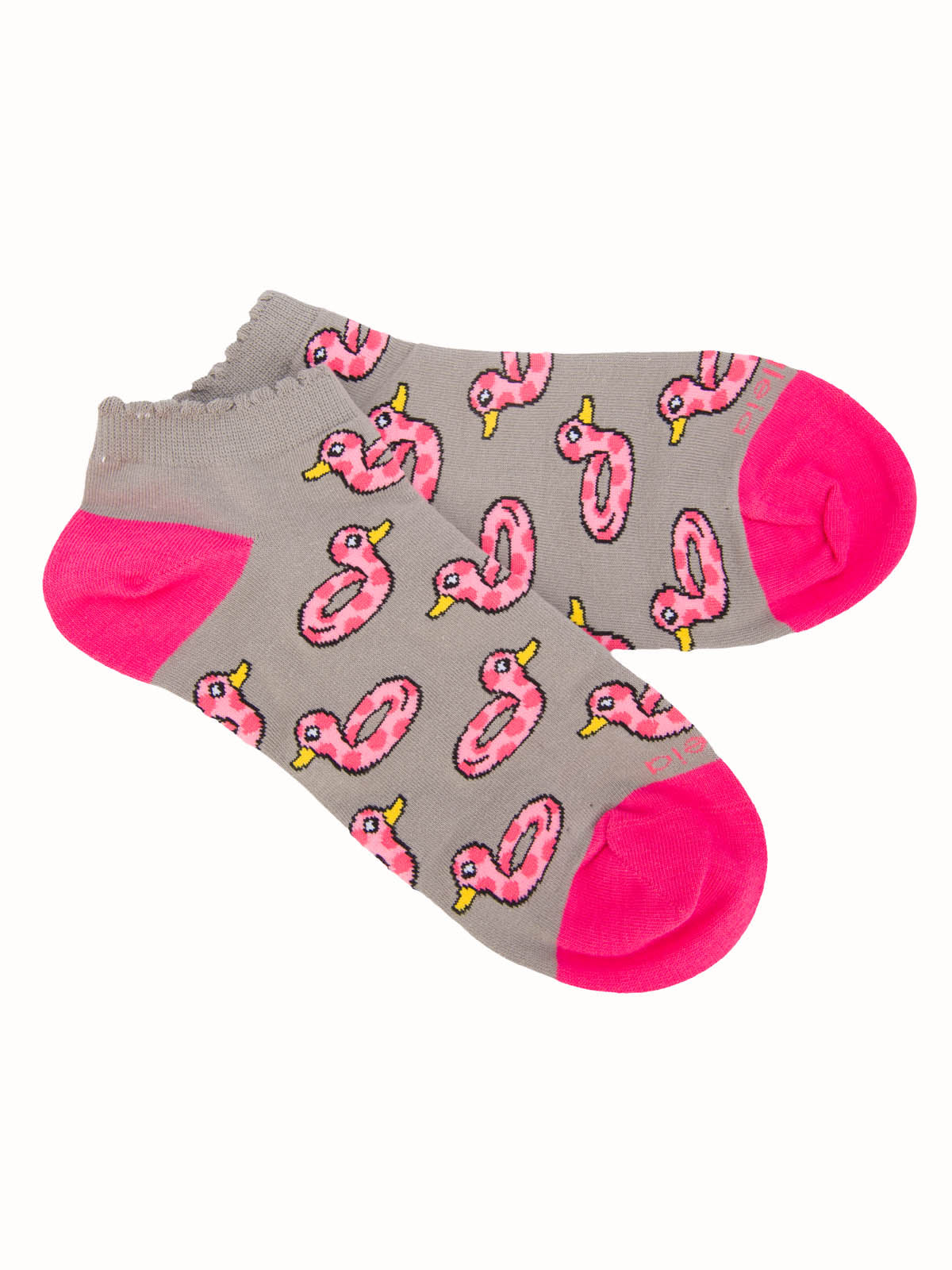 Calcetín Algodón Mujer Ped Ducky Gris Azaleia