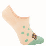 Calcetín Algodón Mujer Cute Dog Beige/Crudo Azaleia