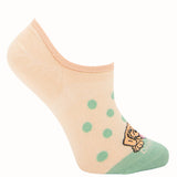 Calcetín Algodón Mujer Cute Dog Beige/Crudo Azaleia
