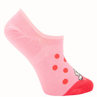 Calcetín Algodón Mujer Inv Cute Dog Rosado Azaleia