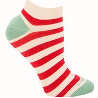 Calcetín Algodón Mujer Ped Line Blanco Azaleia