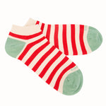 Calcetín Algodón Mujer Ped Line Blanco Azaleia