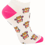 Calcetín Algodón Mujer Ped St Hamster Blanco Azaleia