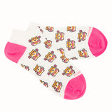 Calcetín Algodón Mujer Ped St Hamster Blanco Azaleia