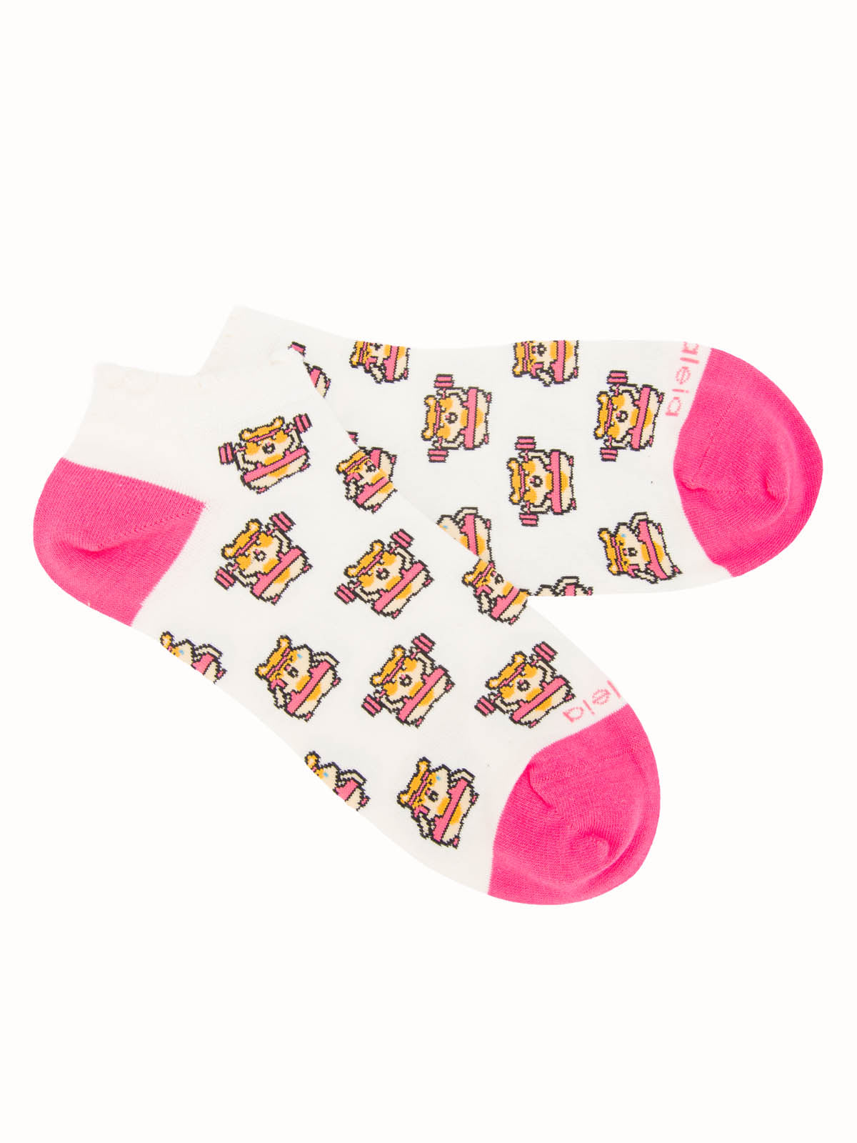 Calcetín Algodón Mujer Ped St Hamster Blanco Azaleia