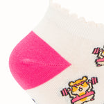 Calcetín Algodón Mujer Ped St Hamster Blanco Azaleia