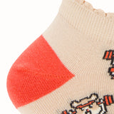 Calcetín Algodón Mujer Ped Hamster Beige/Crudo Azaleia