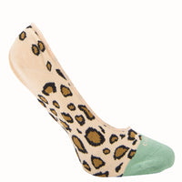 Calcetín Algodón Mujer Inv Ani Print Café Azaleia