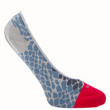 Calcetín Algodón Mujer Inv Ani Print Gris Azaleia