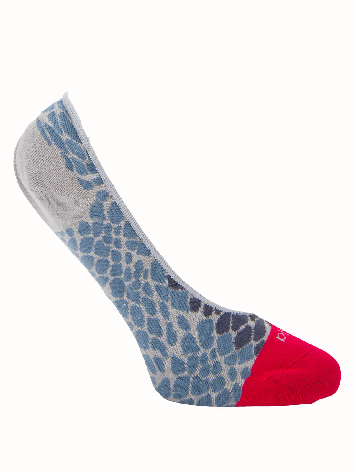 Calcetín Algodón Mujer Inv Ani Print Gris Azaleia