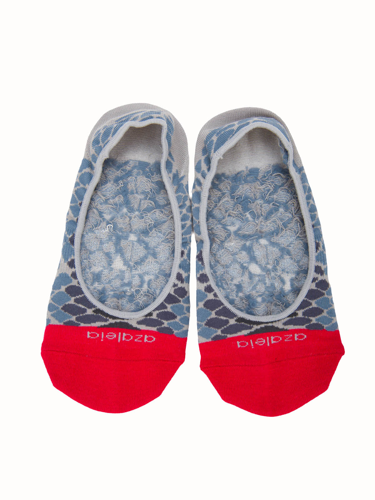 Calcetín Algodón Mujer Inv Ani Print Gris Azaleia