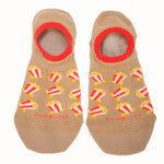 Calcetín Algodón Mujer Inv Popcorn Café Azaleia