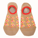 Calcetín Algodón Mujer Inv Popcorn Café Azaleia