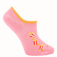 Calcetín Algodón Mujer Inv Popcorn Rosado Azaleia