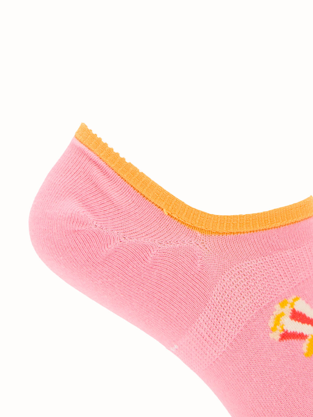Calcetín Algodón Mujer Inv Popcorn Rosado Azaleia