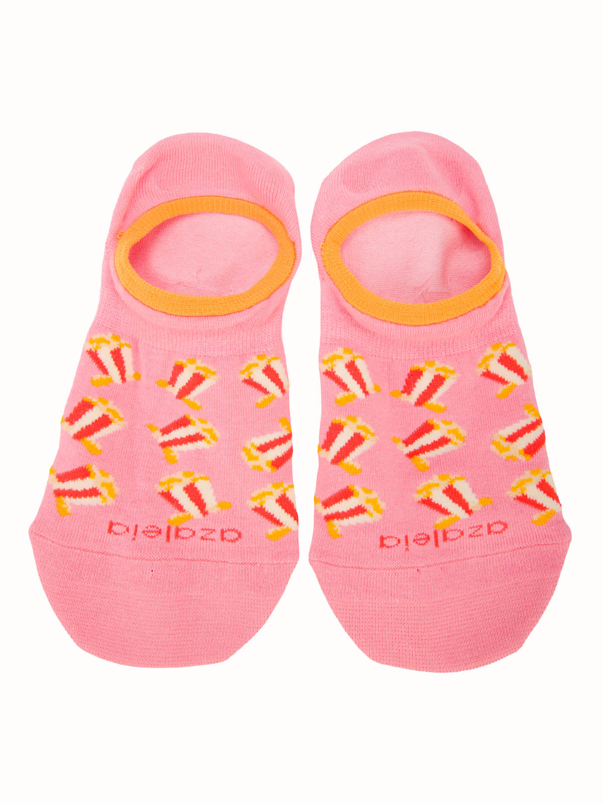 Calcetín Algodón Mujer Inv Popcorn Rosado Azaleia