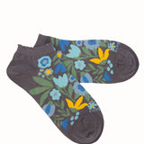 Calcetín Algodón Mujer Ped St Florita Gris Azaleia
