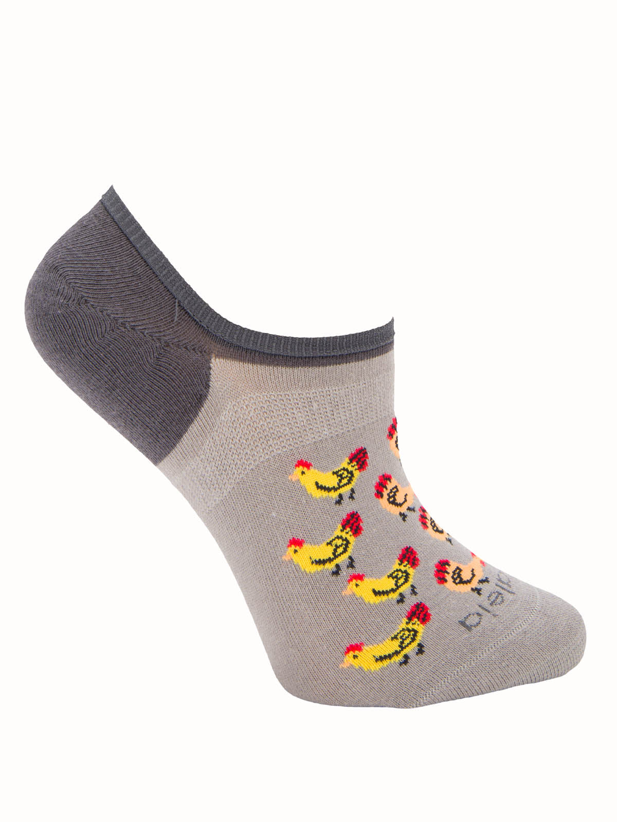 Calcetín Algodón Mujer Inv Hen Gris Azaleia