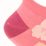 Calcetín Algodón Mujer Ped Hibisco Rosado Azaleia