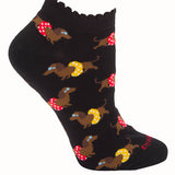Calcetín Algodón Mujer Ped St Swimdog Negro Azaleia