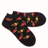 Calcetín Algodón Mujer Ped St Swimdog Negro Azaleia