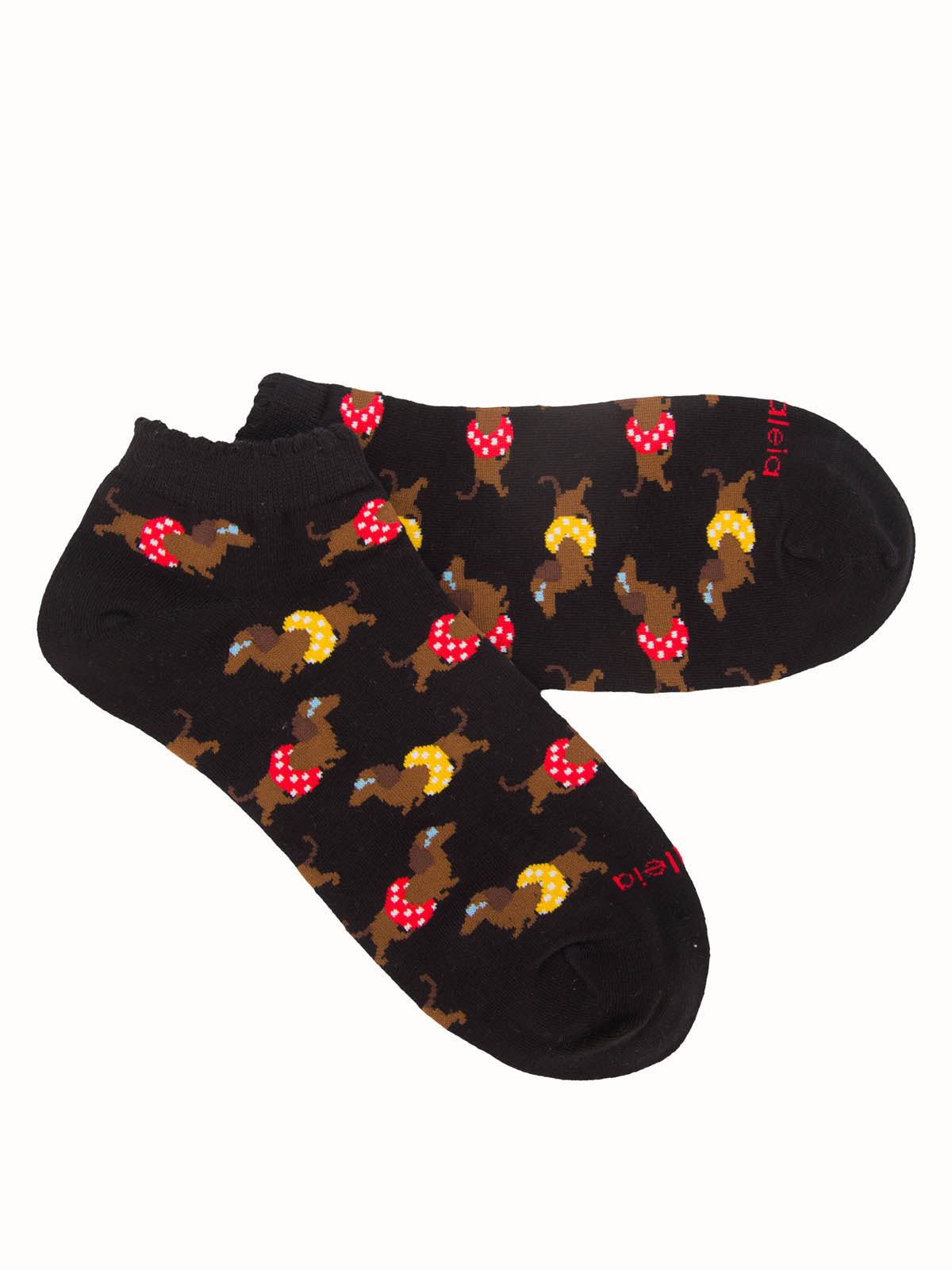 Calcetín Algodón Mujer Ped St Swimdog Negro Azaleia