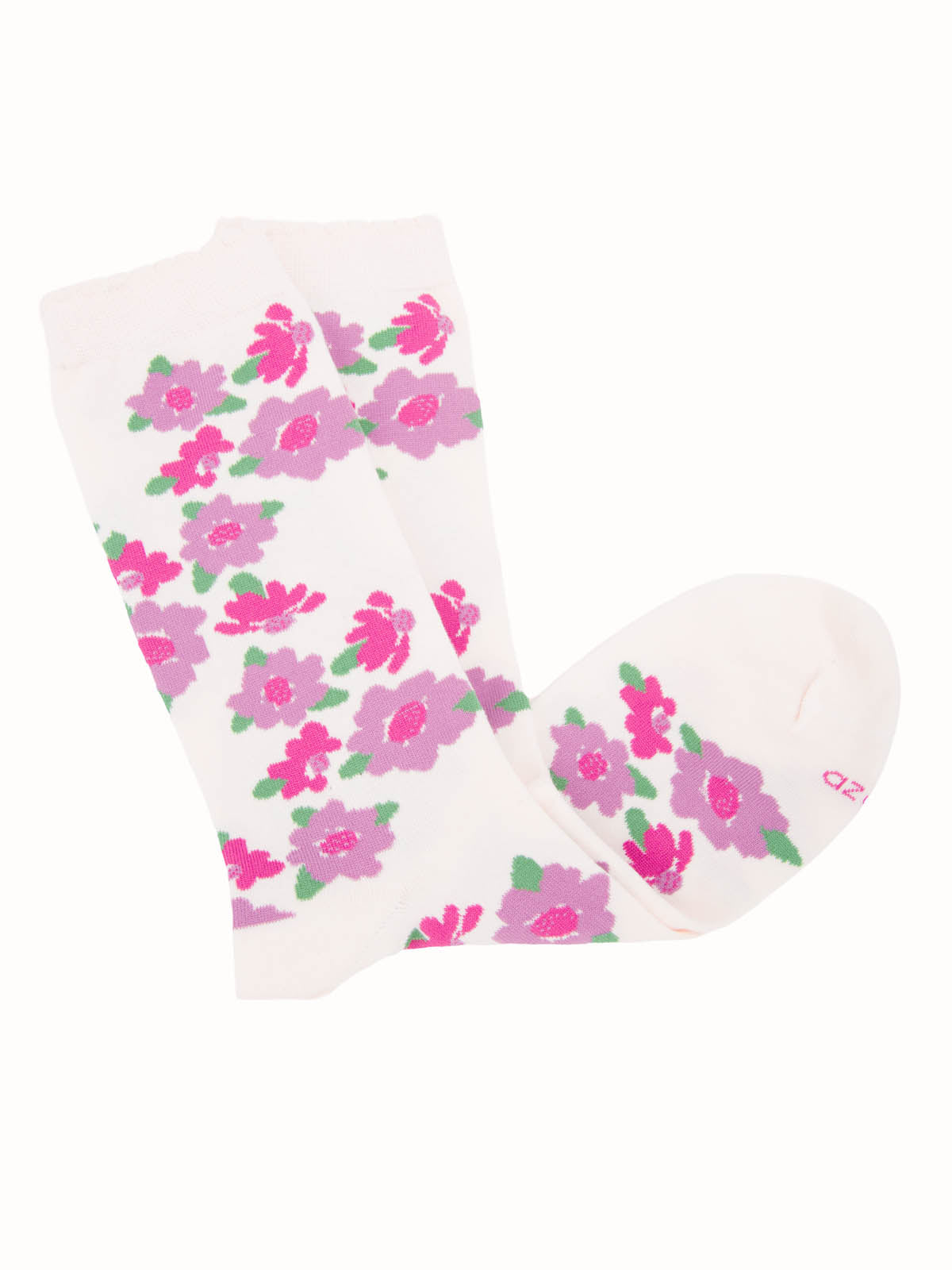 Calcetín Algodón Mujer C St Flori Beige/Crudo Azaleia