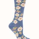 Calcetín Algodón Mujer C St Flori Azul Azaleia