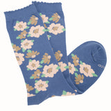 Calcetín Algodón Mujer C St Flori Azul Azaleia