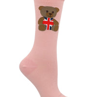 Calcetín Algodón Mujer C St Uk Bear Rosado Azaleia