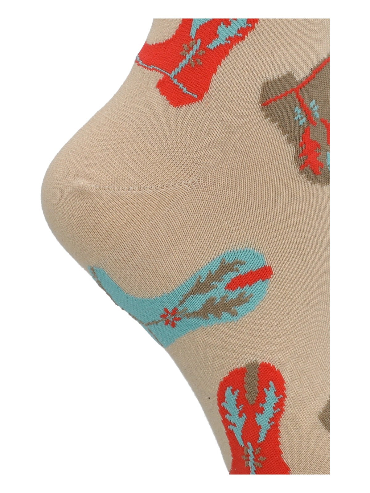 Calcetín Algodón Mujer C Texas Beige/Crudo Azaleia